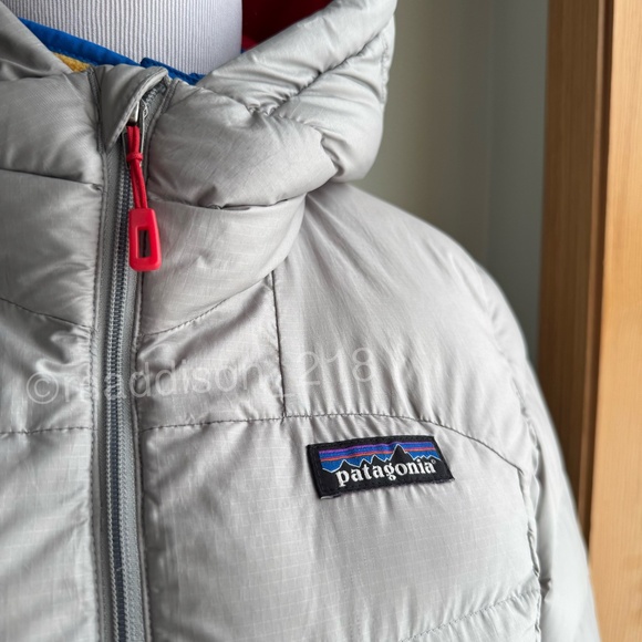 Patagonia Hi-Loft Down Hoody Jacket Small Drifter Gray 600-fill power down S - Picture 5 of 15